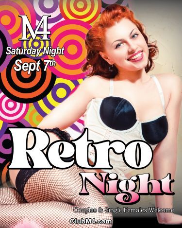 Club M4 Retro Night Saturday Sept 7th