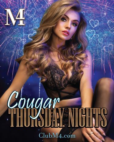 Cougar Thursday Nights at Club M4 Sept 12th